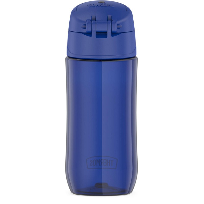 THERMOS FUNTAINER 16 Ounce Plastic Hydration Bottle with Spout, Blueberry