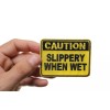 Ivamis Caution Slippery When Wet Patch- 3x2.25 inch - P3701