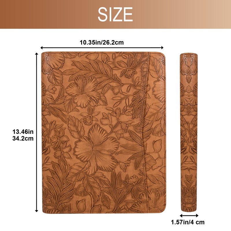 Link Luck Portfolio Organizer - 3 Ring Binder with Zipper,