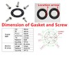 100TECH Marine Fuel Sending Unit Gasket Kit(NBR) Fuel Sending Unit