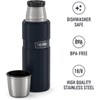 THERMOS Stainless King Botella compacta aislada al aspiradora, 16 onzas,