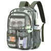 Lroiutian Clear Backpack for School Girls Boys Heavy Duty Transparent