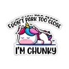 eDesign 2-Pack Don't Park Too Close I'm Chunky Decal Vinyl