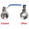 LOZOME 2" Female Ball Valve NPT Thread 316 Stainless Steel