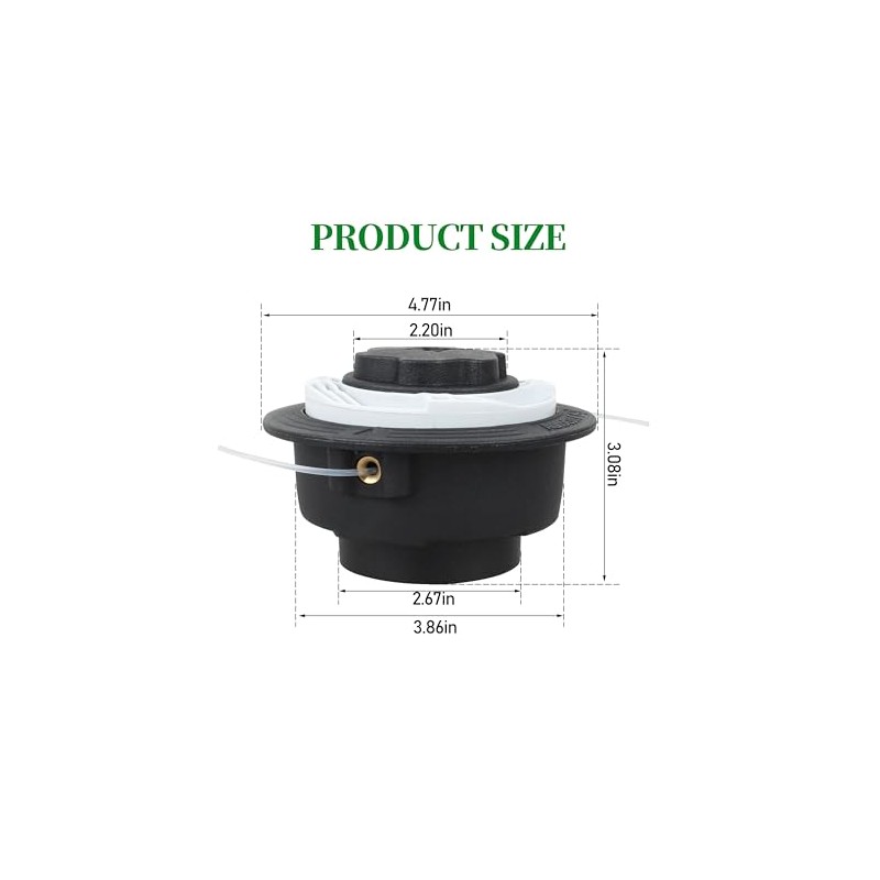 Sialvnd C6-2 String Trimmer Head Replacement for Stihl FS38 FS40