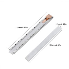 Haosie 4PCS Slate Pencils, French Chalk, Holder Sticks, Tracer Pencil with Soapstone Holder, Chalk Line for Engineers Builders Marksmen