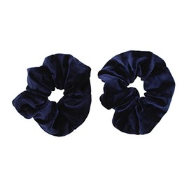 Zac's Alter Ego Pair of Luxurious Velvet Hair Scrunchies - Variety of Colours