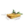 2 Pieces Natural Olive Wood Soap Dish Natural Wood Sink