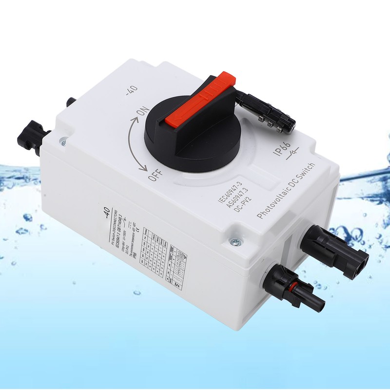PV Solar Disconnect Switch 32A 4P IP66 Waterproof Photovoltaic Isolator