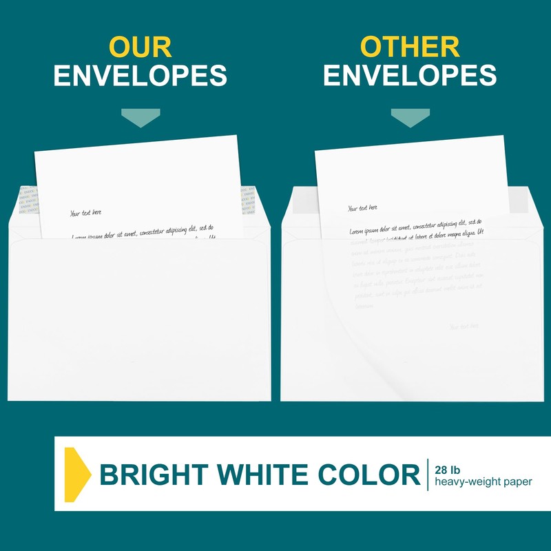 6x9 Booklet Envelopes - 50 pack - Mailing Envelopes with