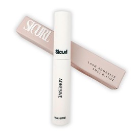 Sicurl Lash Adhesive | Clear Lash Glue| Long Lasting Lash Glue |Waterproof Cluster Lash Glue Super Strong Hold Clear Lash Glue for Sensitive Eyes| 0.17oz