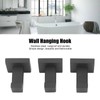 3PCS Wall Mounting Hooks with Screws Stainless Steel Clothes Hook