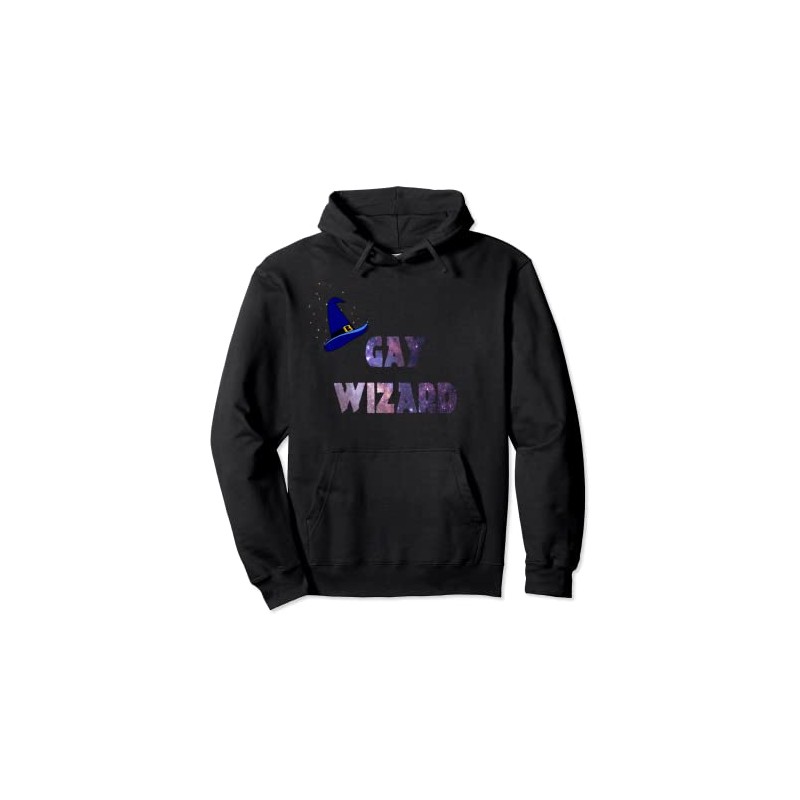 Gay Wizard Galaxy Pullover Hoodie