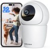 CZEview 3K 5MP Indoor Surveillance Camera, 2.4/5GHz Dual Band WiFi