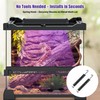 LURMMUE 8.5" Aluminum UVB 10.0 LED Reptile Light Bar with