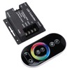 RGB LED Touch Remote Controller RF Wireless 6 Keys Circular