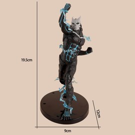 Anime Figures, Kaiju No. 8 Figure Toy Figure Version for Special Effects, Anime Figures, PVC Statue Decoration, Collectible Character Action Model for Car Interiors, Anime Fans, 19 cm