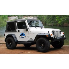 Your Expressions Studio Jurassic World Magnets - Set of 3 Removal Magnetic Decals for your vehicle