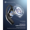 AI Language Translation Earbuds, OWS LCD Touchscreen Real-Time Translator for