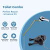 Unbranded Toilet Handle Front Mount with 2-Inch Rubber Toilet Flapper