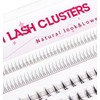 134 Pcs Bottom Lashes Cluster, 2 Styles 5-6 mm Under