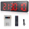 Manoive Gym Timer, 13.2 Inch Digital LED Wall Clock, Sports