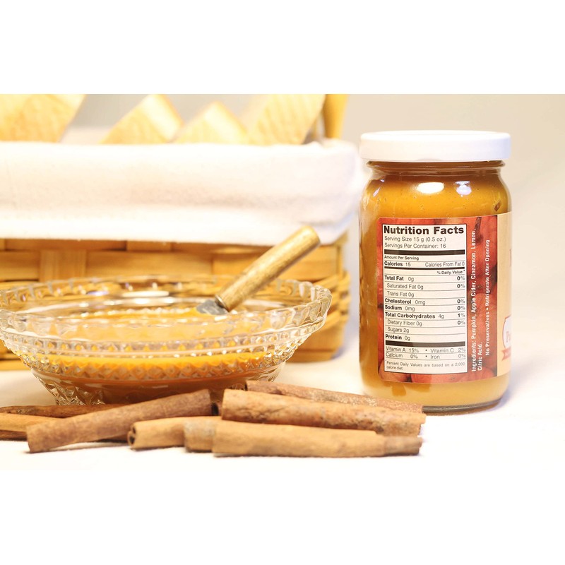 Kauffman Orchards Homemade Pumpkin Butter Spread, No Granulated Sugar Added,