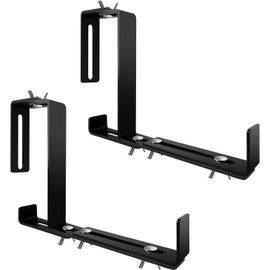 Window Planter Box Brackets, Adjustable Flower Box Brackets for Patio Garden Fence Pergola Balcony 6.5-9 Inch