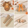 fioukiay My First Thanksgiving Baby Girls Outfit Turkey Romper Short