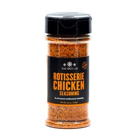 The Spice Lab Rotisserie Chicken Seasoning - Flavorful & Savory Homestyle,Poultry Rub - Perfect for Pork, Shellfish, Fish, and Roasted Vegetables - Fried Chicken Seasoning Powder Non-gmo