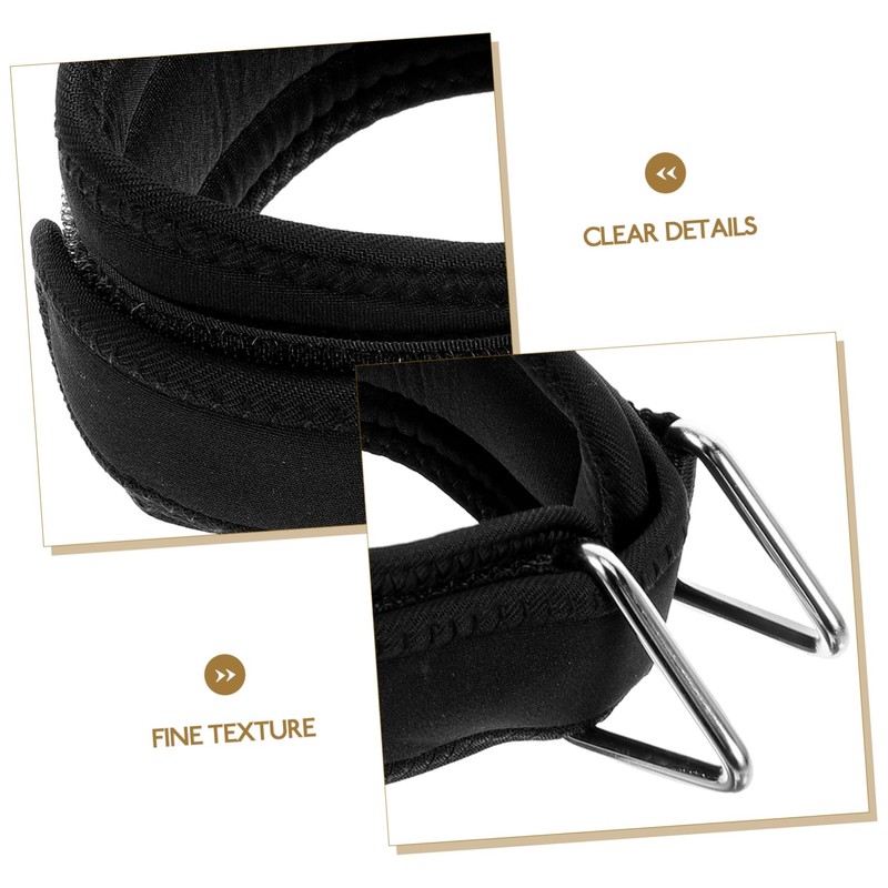 Totority 1Pair Fitness Ankle Straps for Cable Machines Gym Leg