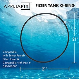 AppliaFit Abrazadera O-Ring compatible con Pentair 39010200 para Select Clean & Clear Plus, FNS Plus y Quad DE Series Pool y Spa tanques – También compatible con 39010200Z (paquete de 2)