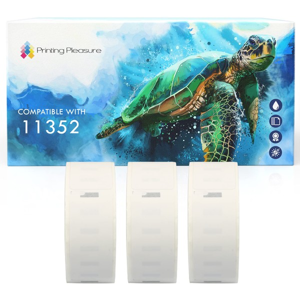 Printing Pleasure 3X Compatible with Seiko 11352 25mm x 54mm