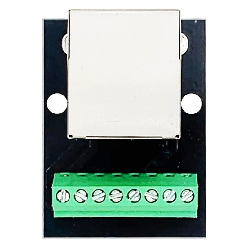 PENGLIN 2pcs RJ45 Ethernet Breakout Board Single Socket Adapter, 2.54