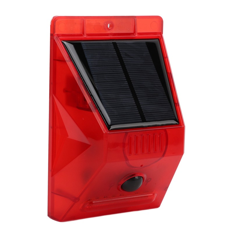 Solar Alarm Solar IP65 Waterproof Solar Alarm Light with Remote