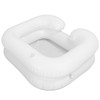 Bedside Shampoo Basin PVC Inflatable Hair Washing Basin with 3.3ft