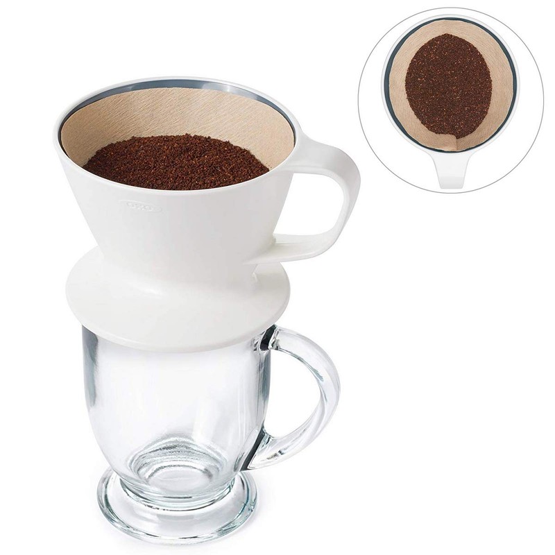 100Pcs 103 Coffee Filter Paper Disposable Natural Unbleached Original Wooden