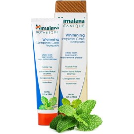 Himalaya Botanique Complete Care Whitening Toothpaste, 5.29 Ounce (Pack of 4)