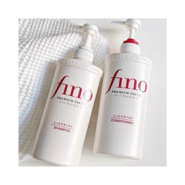 Fino Premium Touch Shampoo and Conditioner Set for Hair Care