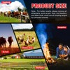Qualirey 12 Pack Solar Control Light Nocturnal Animal Repeller Outdoor