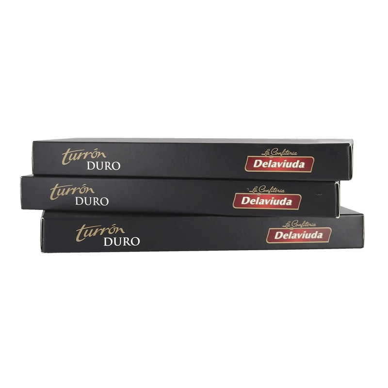 Delaviuda Turron Crunchy Almond Nougat - (3 Pack) W/ Quick