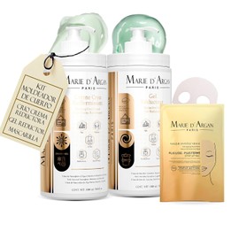 Kit Moldeador de Cuerpo y Reafirmante Marie d'Argan, Reductor de Grasa Abdominal, Tratamiento Várices, Devuelve Elasticidad a la Piel, Anticelulitis