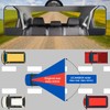 Rear View Mirror,Universal Anti-glare HD Adjustable Car Panoramic Rear View