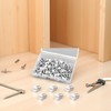 60Pcs Sliver 3/8 Inch Long 6-32 Thread White Wall Plate