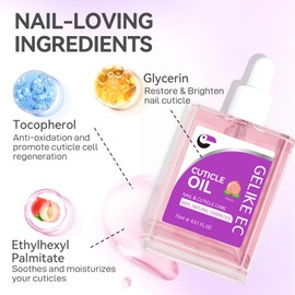 Gelike ec Nail care oil cuticle oil (peach)
