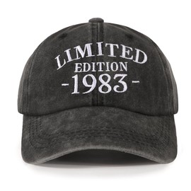 NOEMIN 41th-1983 Birthday Gifts for Men,Dad Birthday Gift - Baseball Caps Mens Cotton Adjustable Vintage