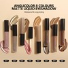 Anglicolor Matte Liquid Eyeshadow Set, 8 Colours, Highly Pigmented Matte,