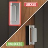GreaTalent 3PACK Home Security Door Reinforcement Lock Childproof, Add High