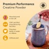 Nutravita Creatine Monohydrate Powder with Magnesium - 360g Unflavoured Vegan