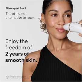 Braun IPL, Seda·Expert Pro 5, Depilación IPL para Mujeres y Hombres, Reducción permanente del vello láser en casa, 2 cabezas, bolsa, IPL5137